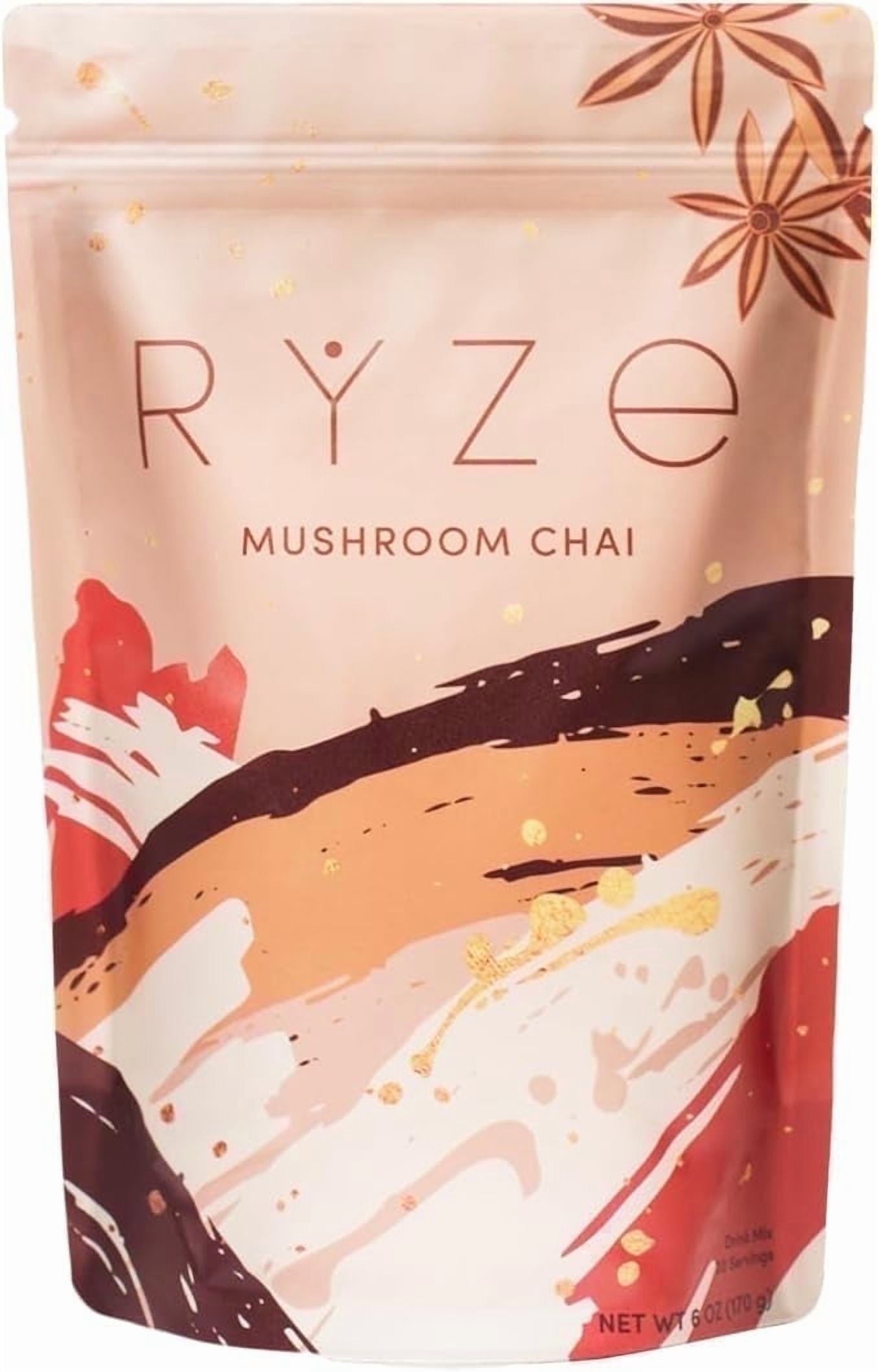 SUPERFOODS Chai with 6 Organic Adaptogens, Turkey Tail, Lion's Mane, Reishi, Ayurvedic Spices, 20 Servings