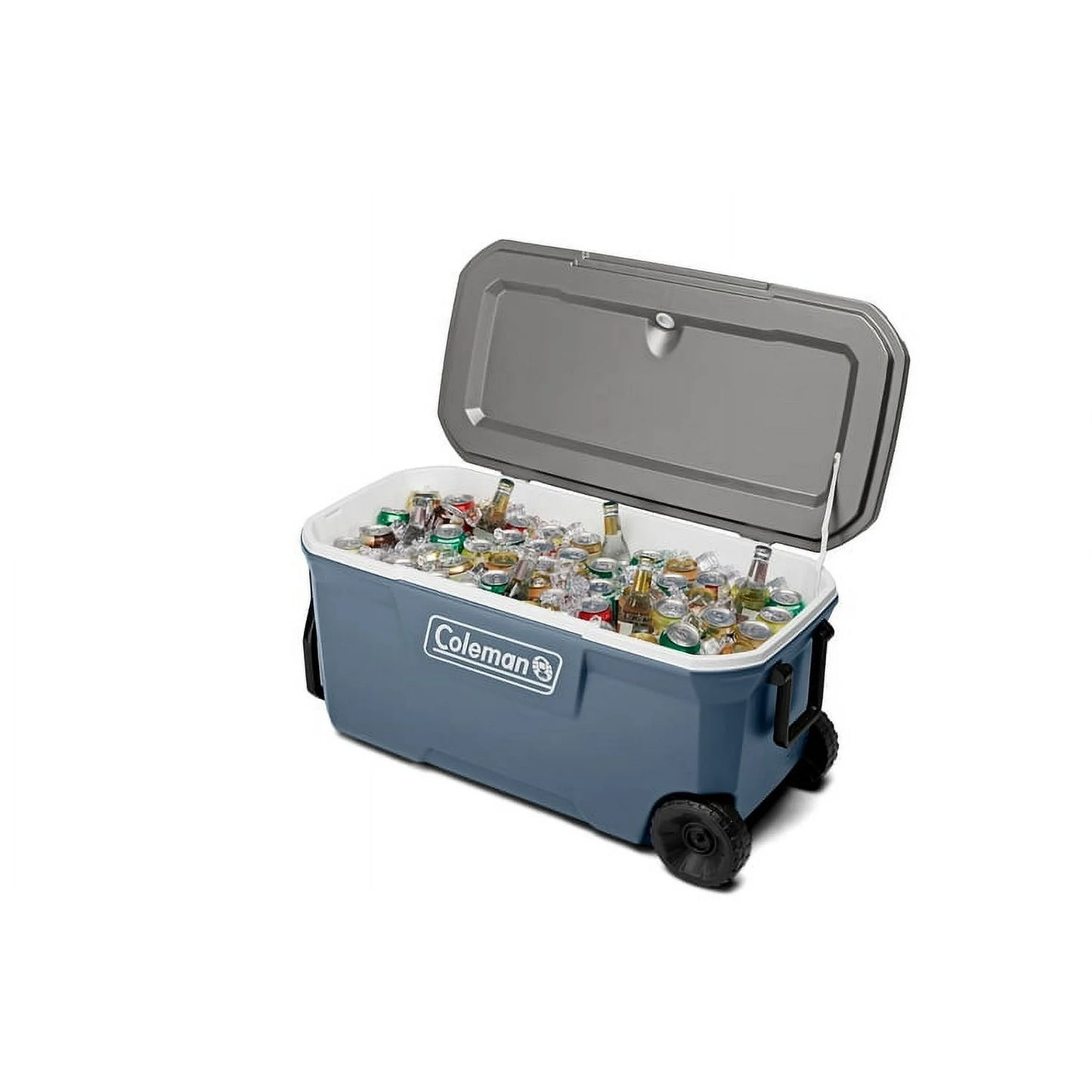 316 Series 100QT Ice Chest Rolling Cooler with Wheels, Lakeside Blue