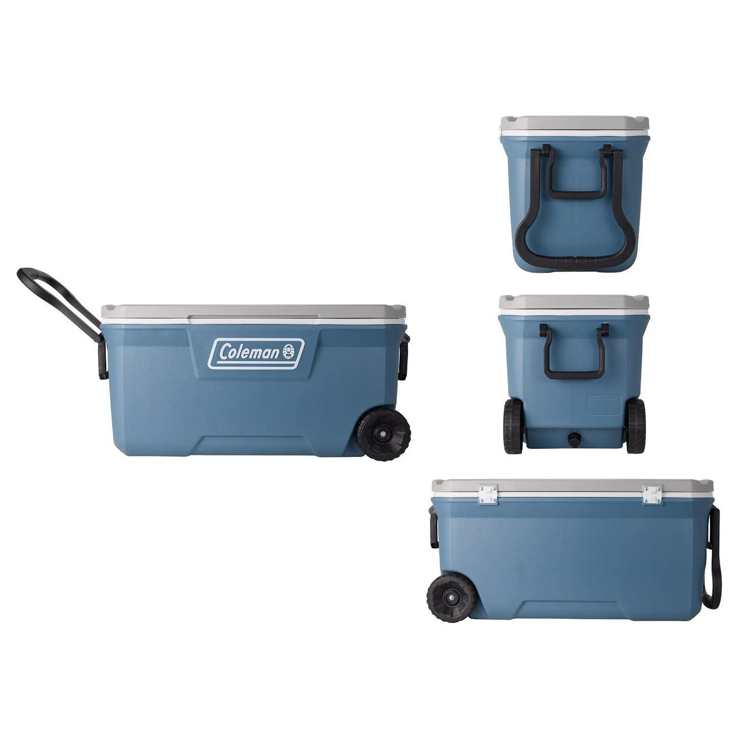 316 Series 100QT Ice Chest Rolling Cooler with Wheels, Lakeside Blue