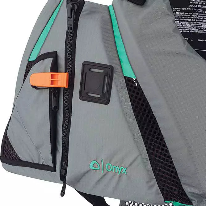 Adult MoveVent Dynamic Nylon Life Vest Turquoise