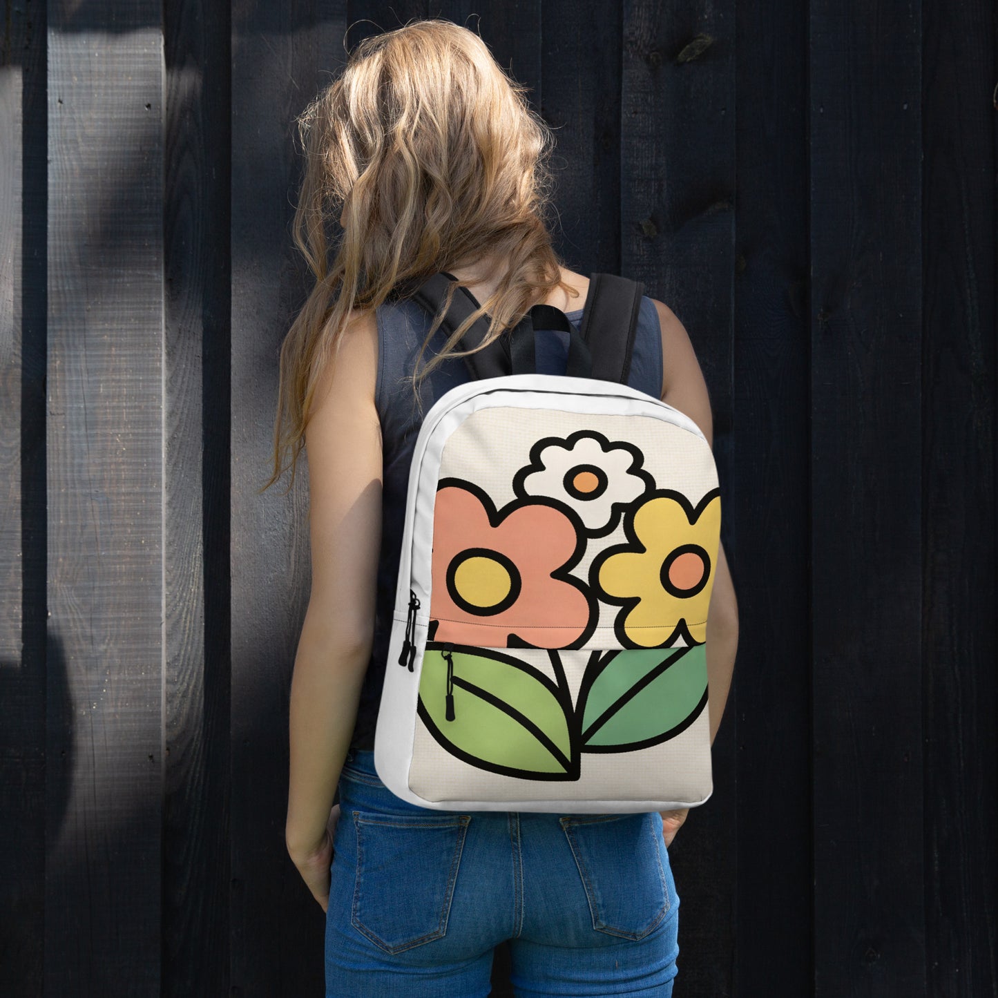 North Carry Co floral garden all-over print backpack - front view