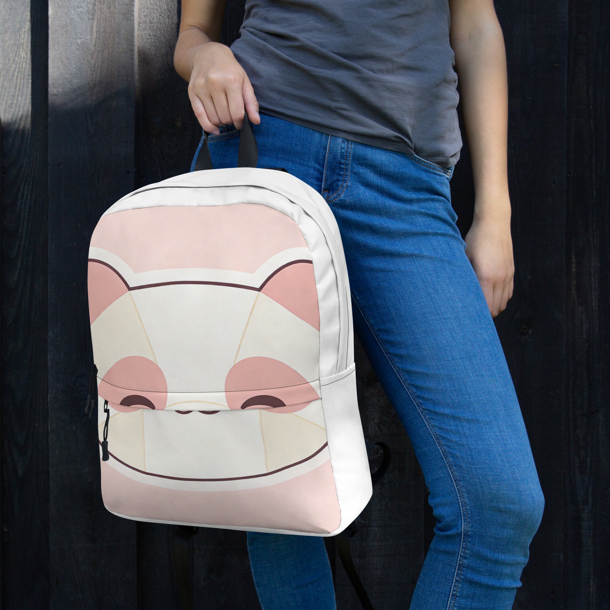 North Carry Co kawaii bear all-over print backpack - side view