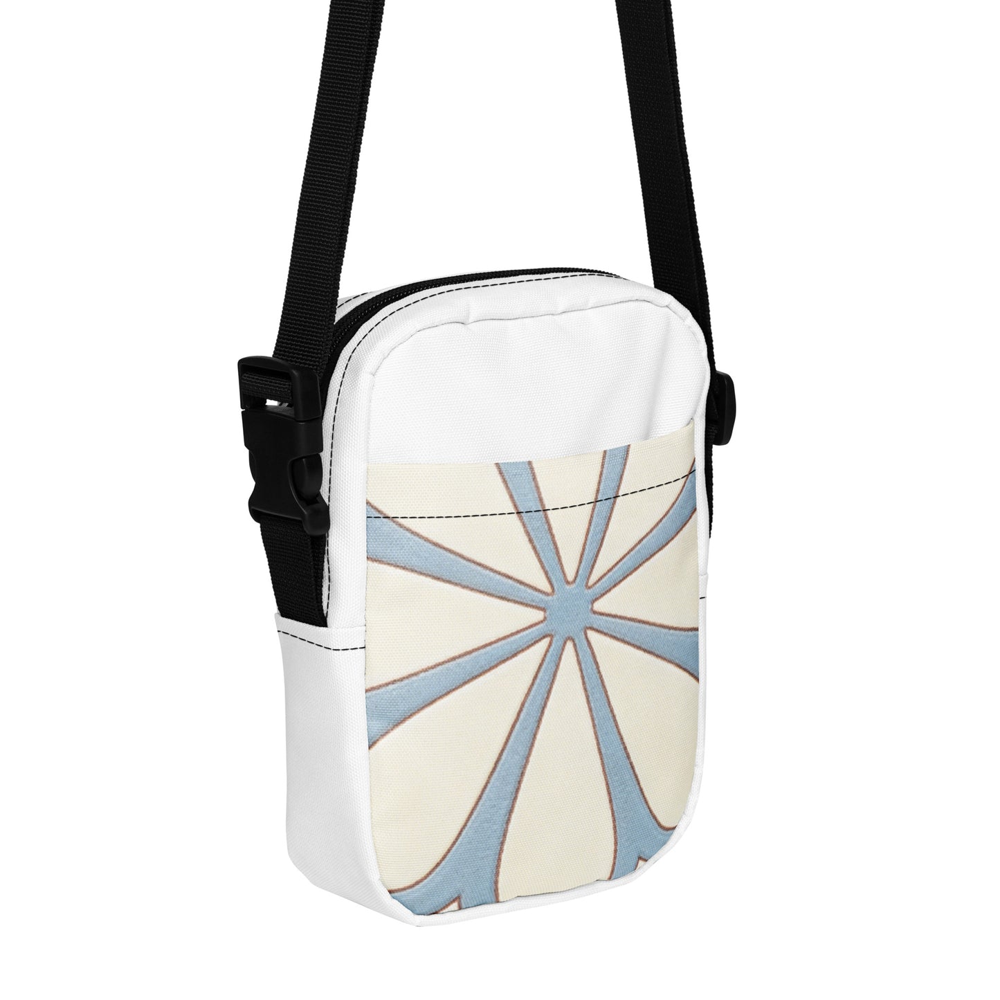 North Carry Co floral mandala all-over print crossbody bag - front view