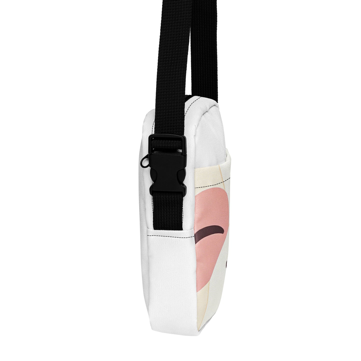 North Carry Co kawaii bear all-over print crossbody bag - detail view