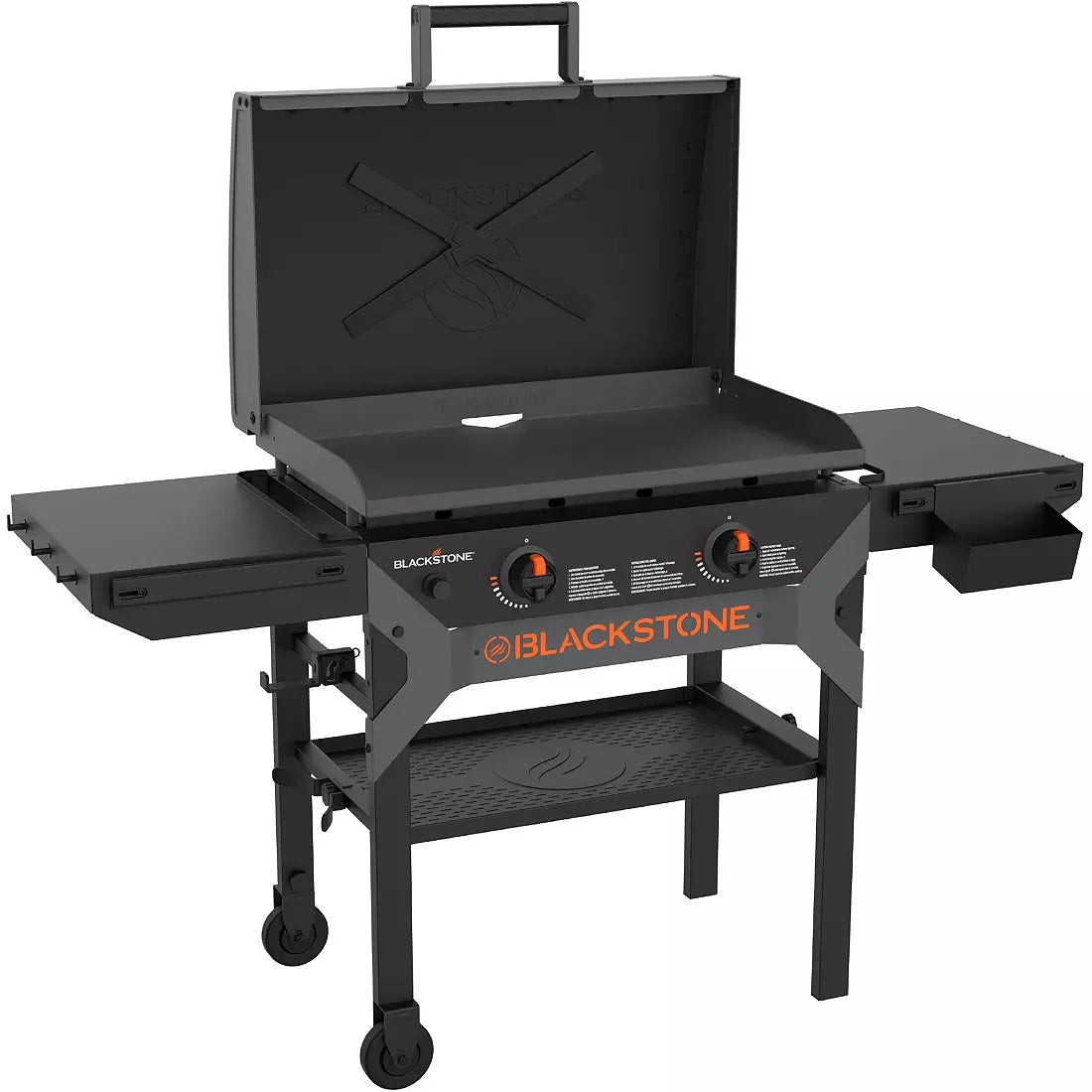 Iron Forged 28″ Griddle With Hood
