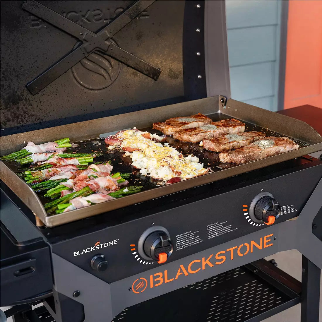 Iron Forged 28″ Griddle With Hood
