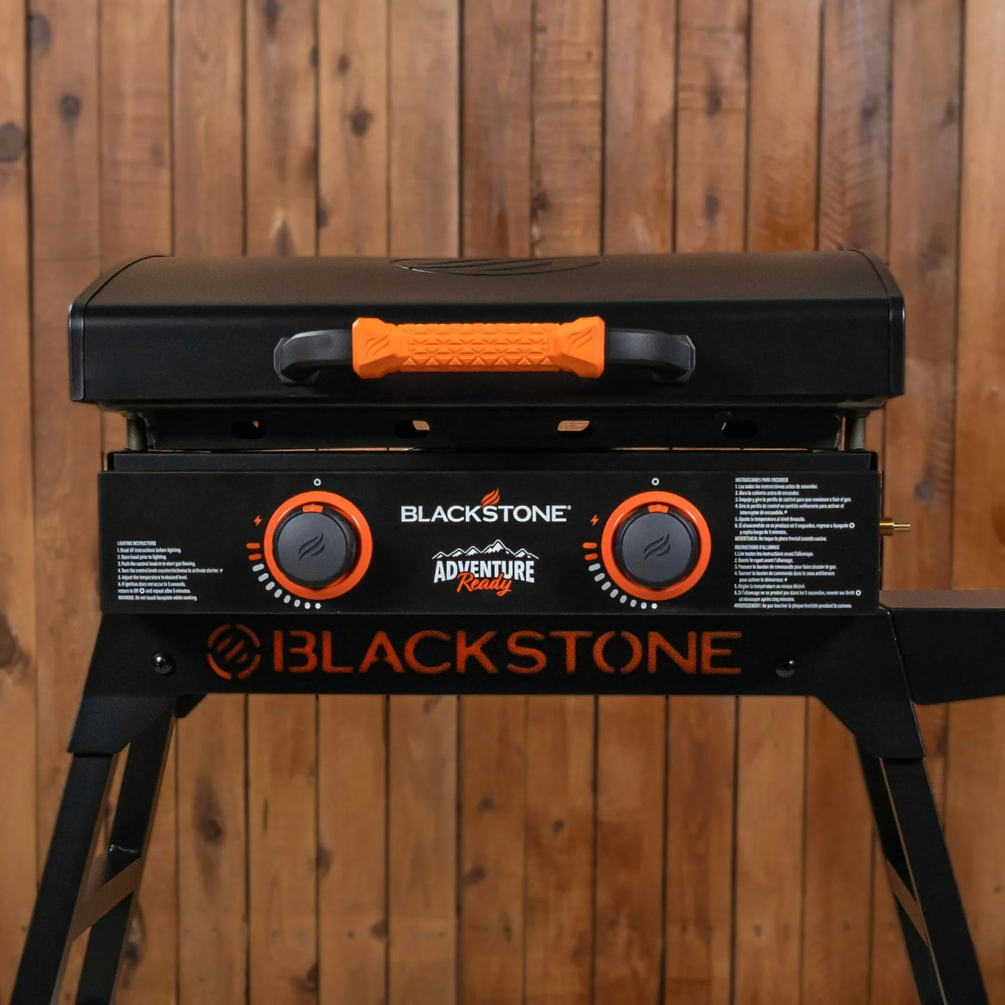 Adventure Ready 2-Burner 22″ Propane Omnivore Griddle with Stand and Adapter Hose