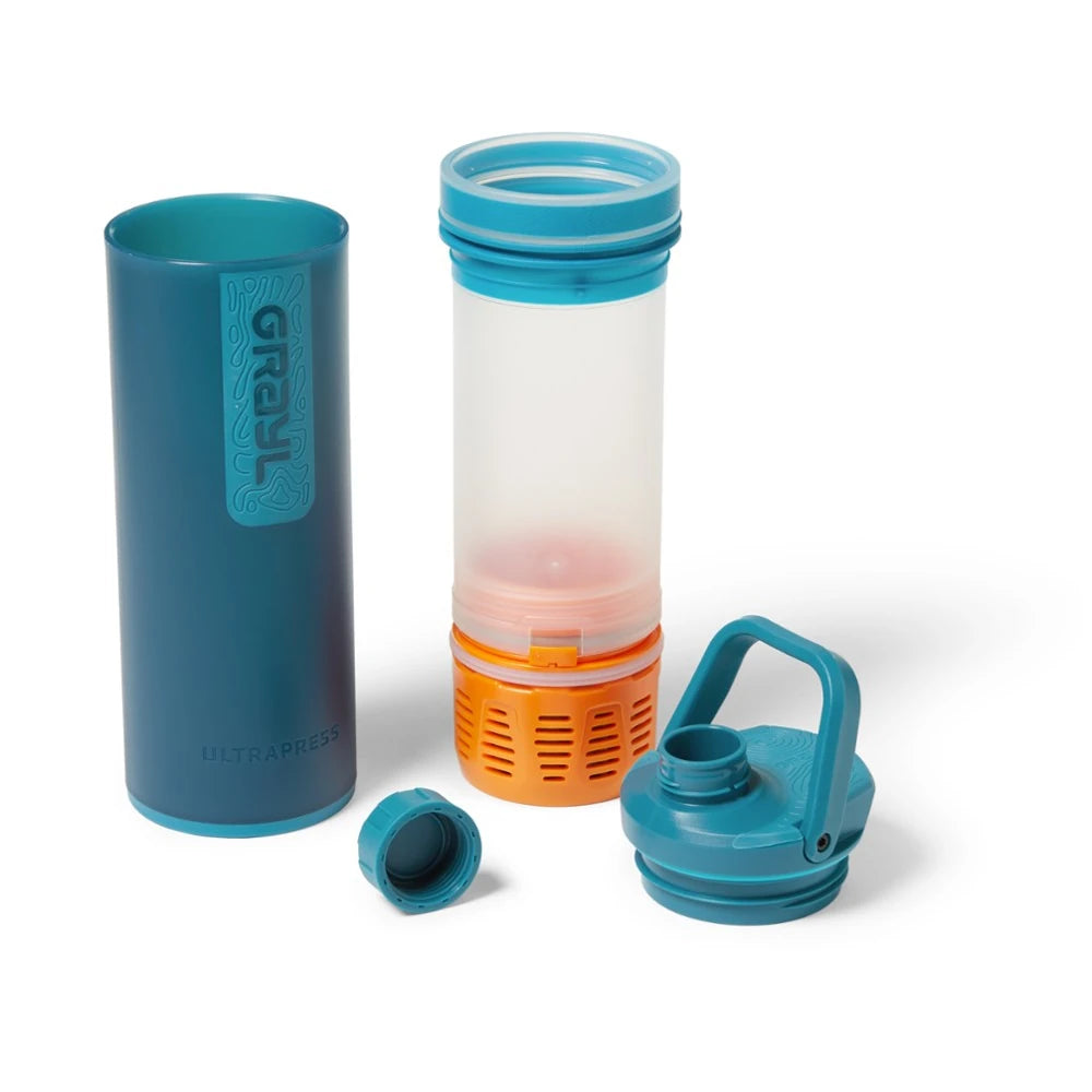 Ultrapress Water Filter And Purifier Bottle 16.9 Fl. Oz.