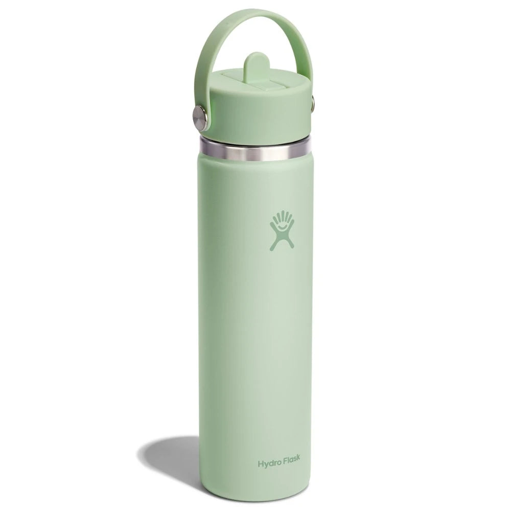 Wide-Mouth Vacuum Water Bottle With Flex Straw Cap 24 Fl. Oz.
