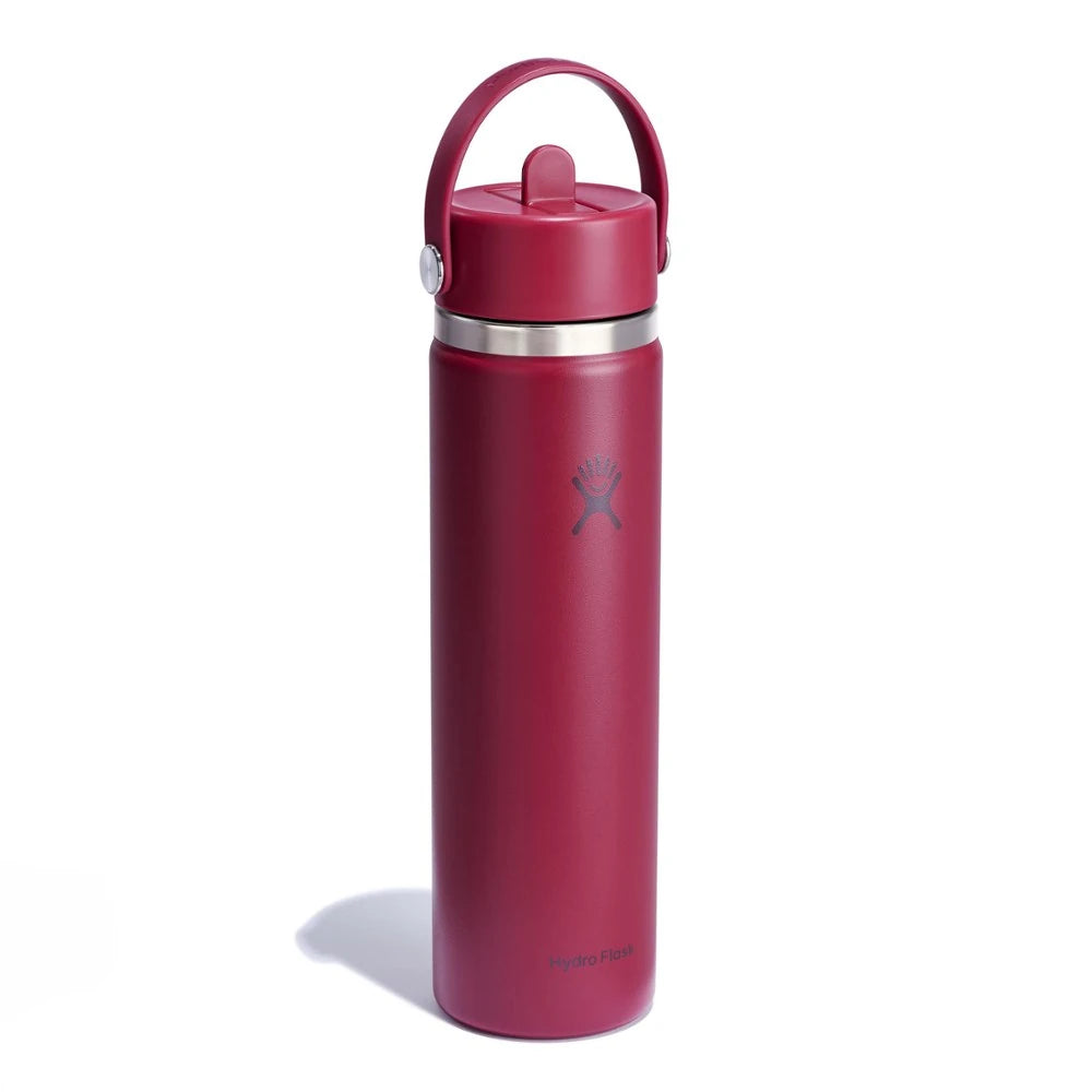 Wide-Mouth Vacuum Water Bottle With Flex Straw Cap 24 Fl. Oz.