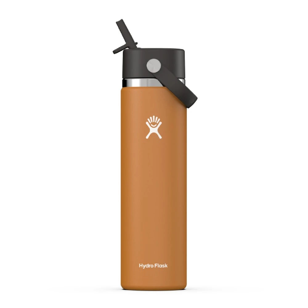 Wide-Mouth Vacuum Water Bottle With Flex Straw Cap 24 Fl. Oz.