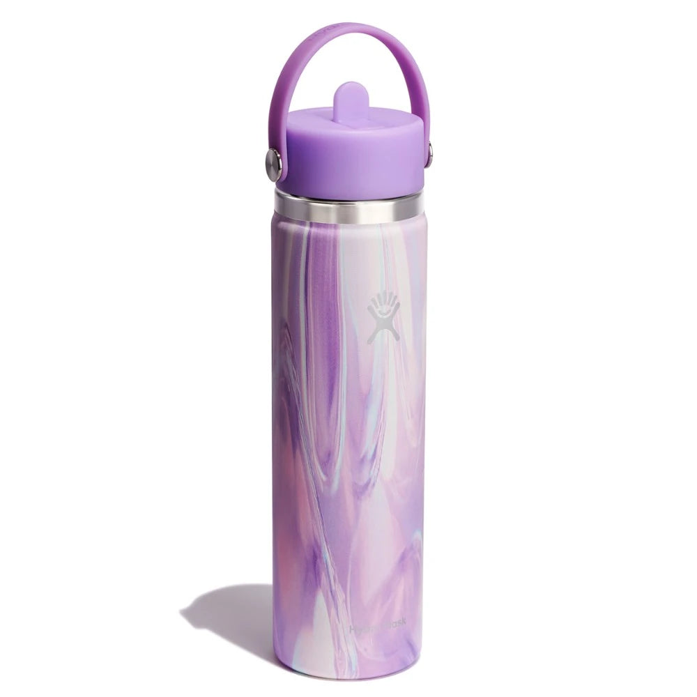 Wide-Mouth Vacuum Water Bottle With Flex Straw Cap 24 Fl. Oz.