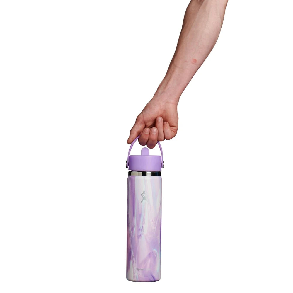 Wide-Mouth Vacuum Water Bottle With Flex Straw Cap 24 Fl. Oz.