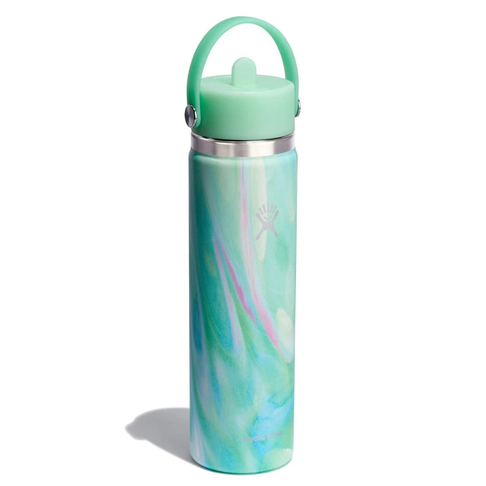Wide-Mouth Vacuum Water Bottle With Flex Straw Cap 24 Fl. Oz.