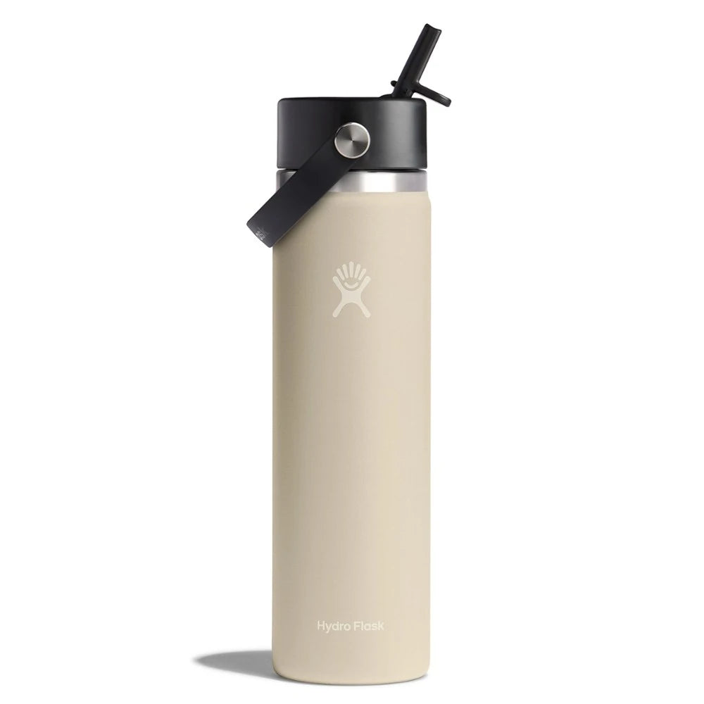 Wide-Mouth Vacuum Water Bottle With Flex Straw Cap 24 Fl. Oz.