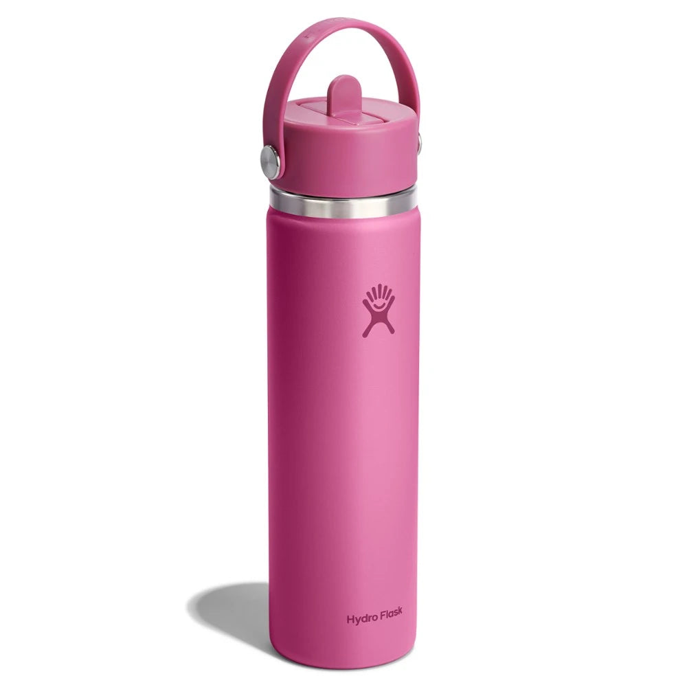Wide-Mouth Vacuum Water Bottle With Flex Straw Cap 24 Fl. Oz.