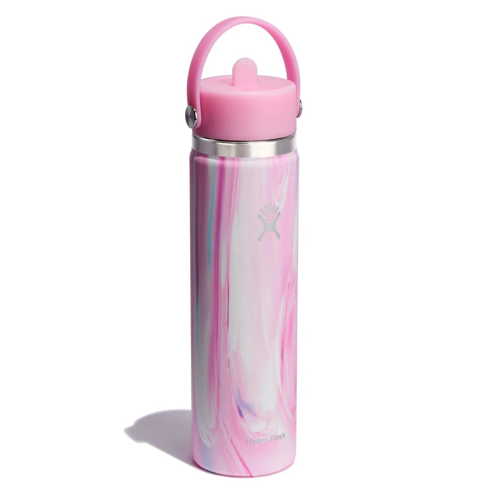 Wide-Mouth Vacuum Water Bottle With Flex Straw Cap 24 Fl. Oz.
