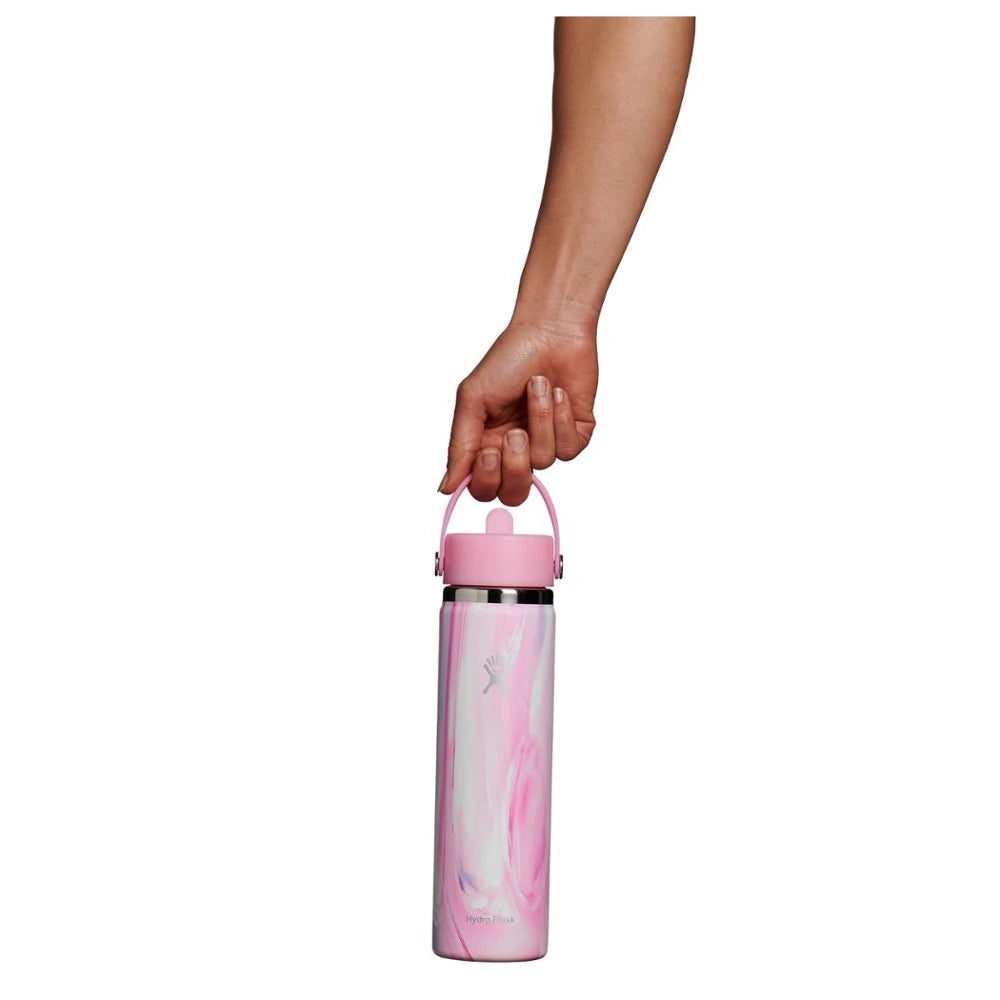 Wide-Mouth Vacuum Water Bottle With Flex Straw Cap 24 Fl. Oz.