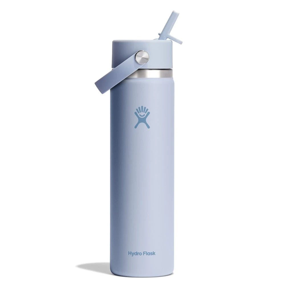 Wide-Mouth Vacuum Water Bottle With Flex Straw Cap 24 Fl. Oz.