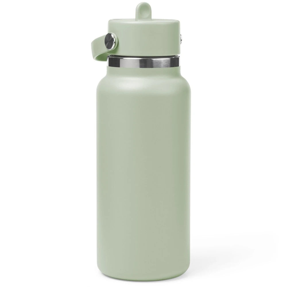 Wide-Mouth Vacuum Water Bottle With Flex Straw Cap 32 Fl. Oz.