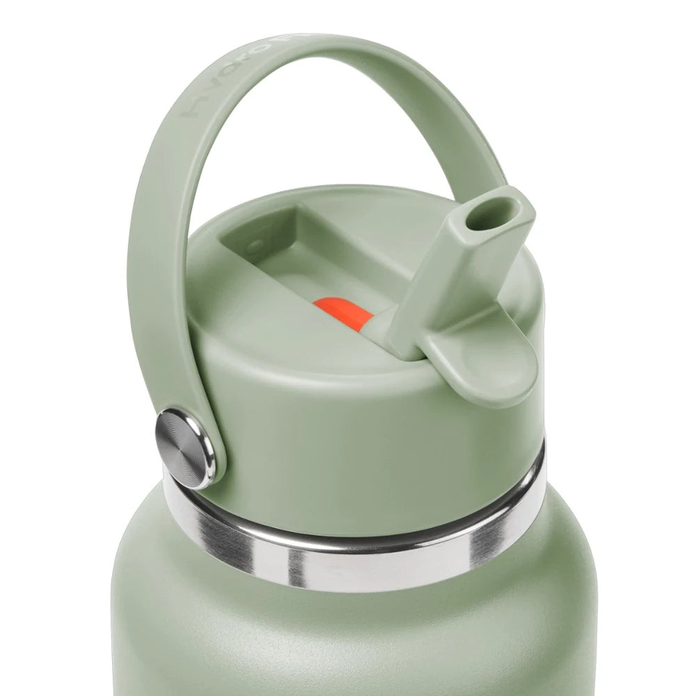 Wide-Mouth Vacuum Water Bottle With Flex Straw Cap 32 Fl. Oz.