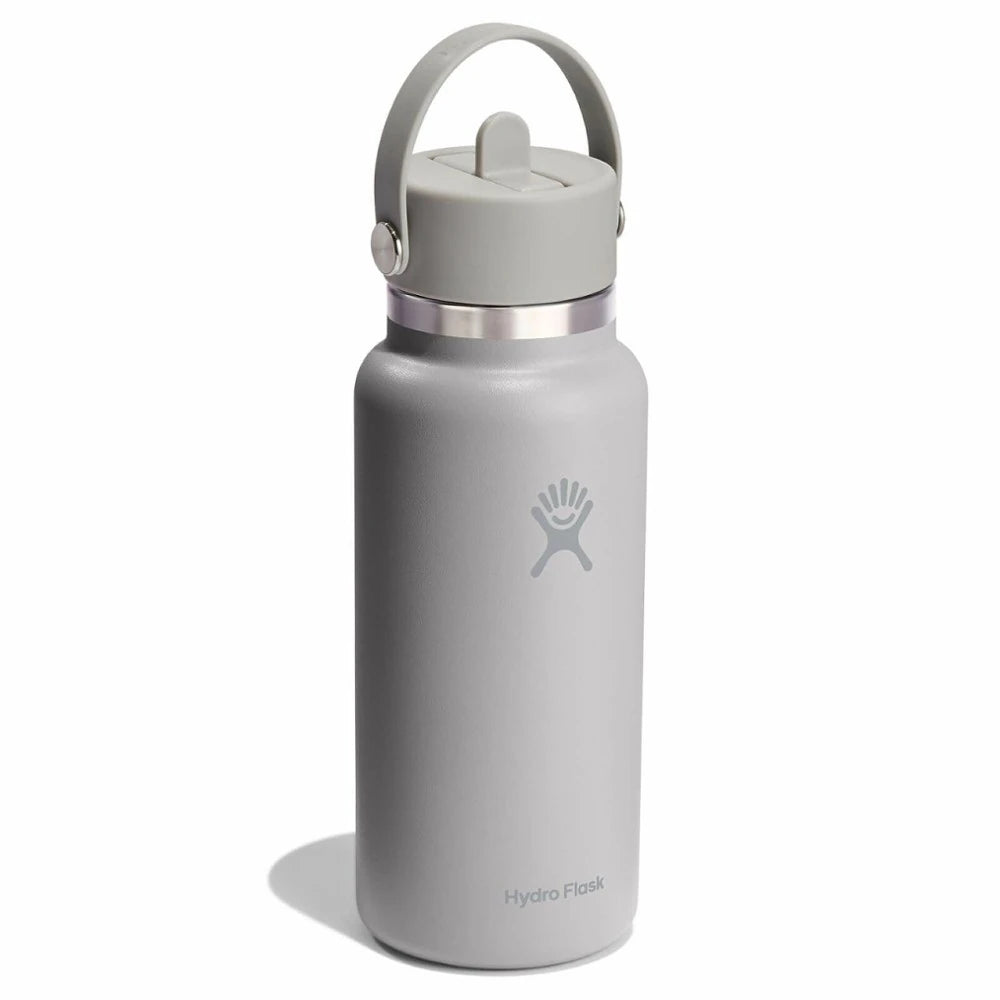 Wide-Mouth Vacuum Water Bottle With Flex Straw Cap 32 Fl. Oz.