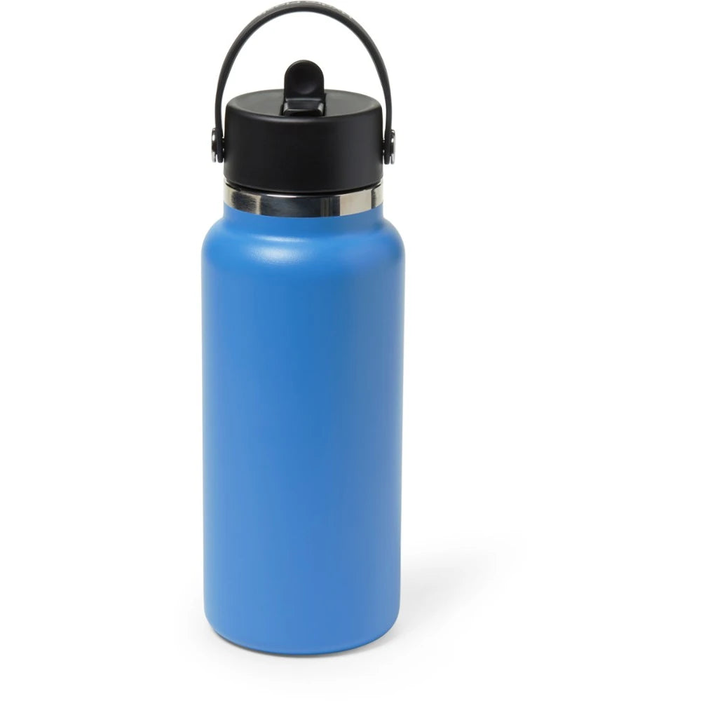 Wide-Mouth Vacuum Water Bottle With Flex Straw Cap 32 Fl. Oz.