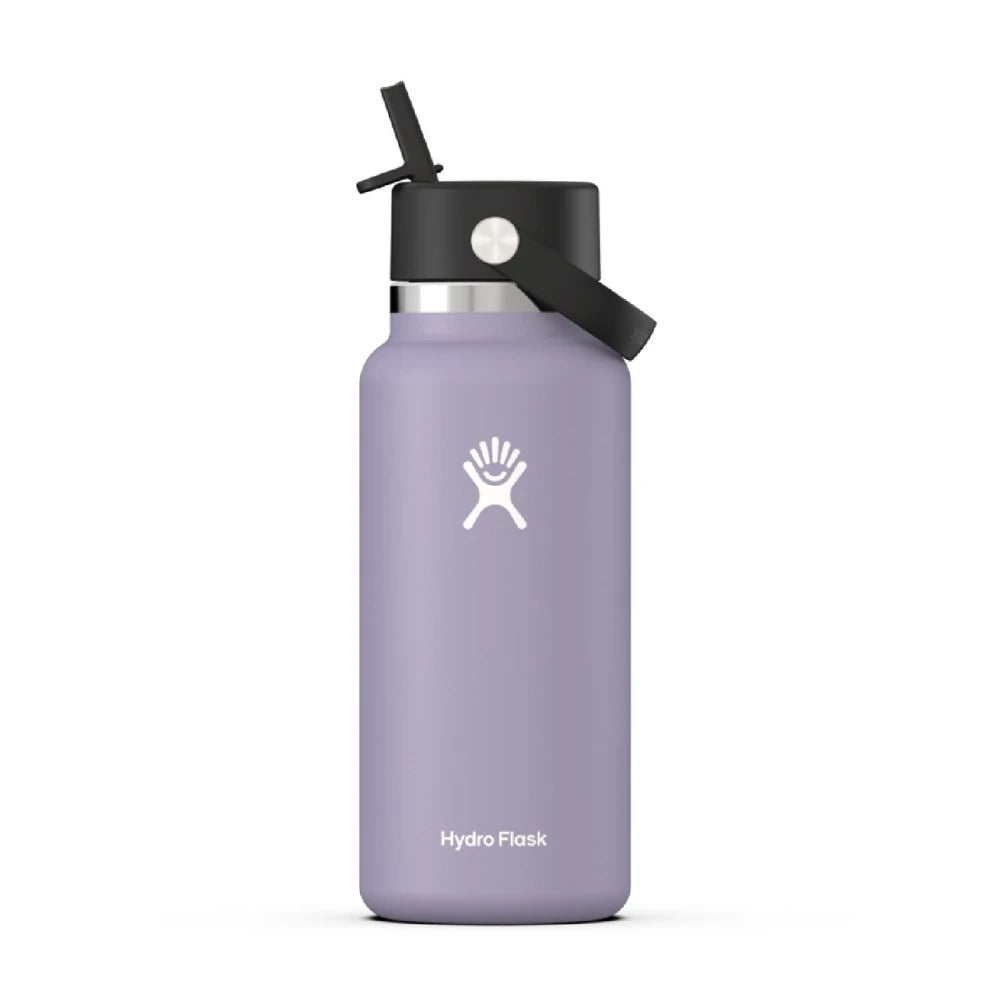 Wide-Mouth Vacuum Water Bottle With Flex Straw Cap 32 Fl. Oz.