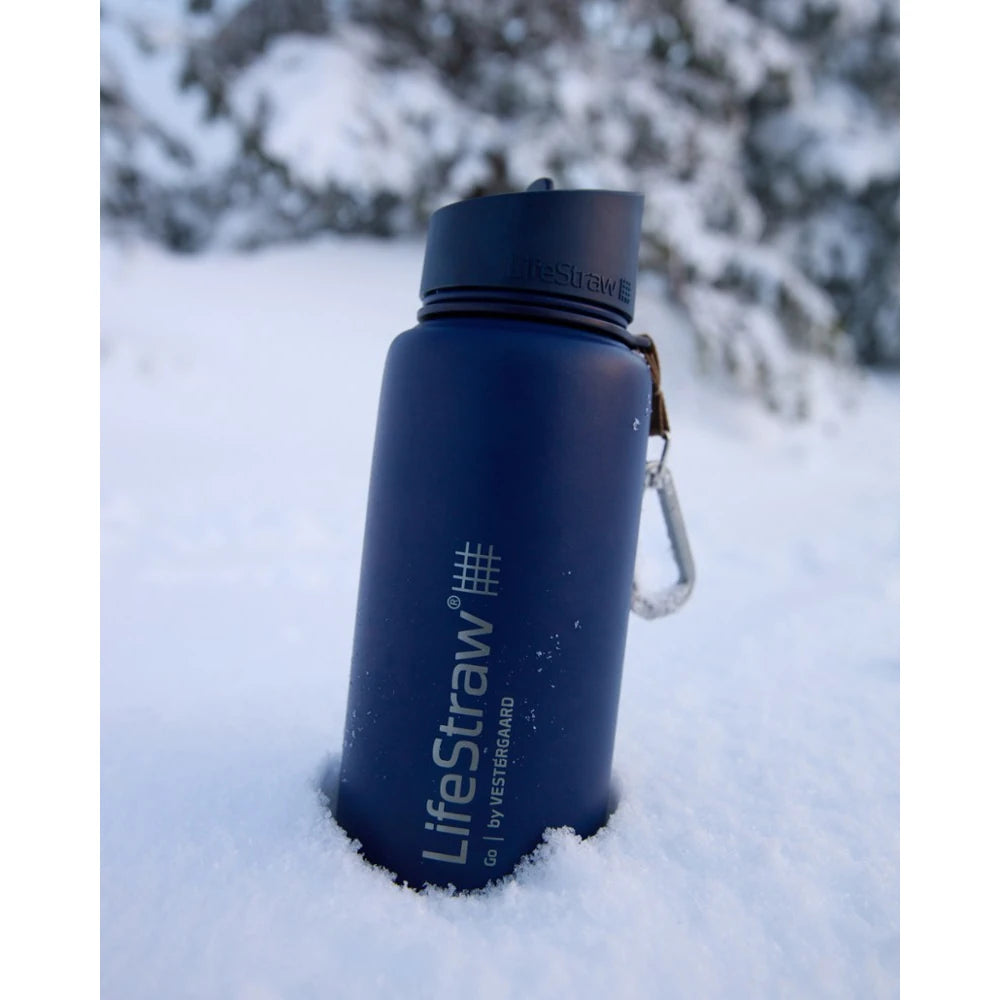 Go Stainless-Steel Water Filter Bottle 24 Fl. Oz.