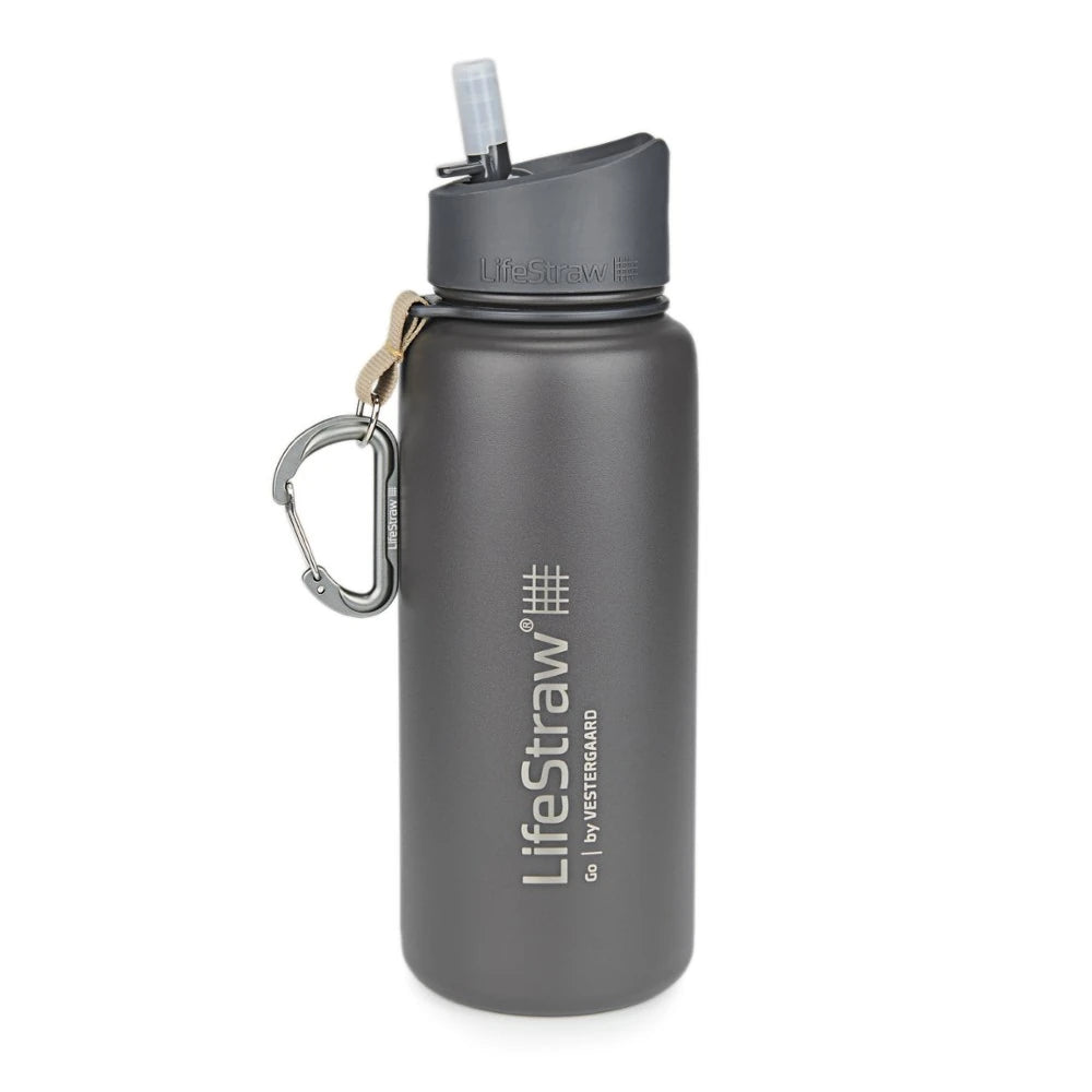 Go Stainless-Steel Water Filter Bottle 24 Fl. Oz.