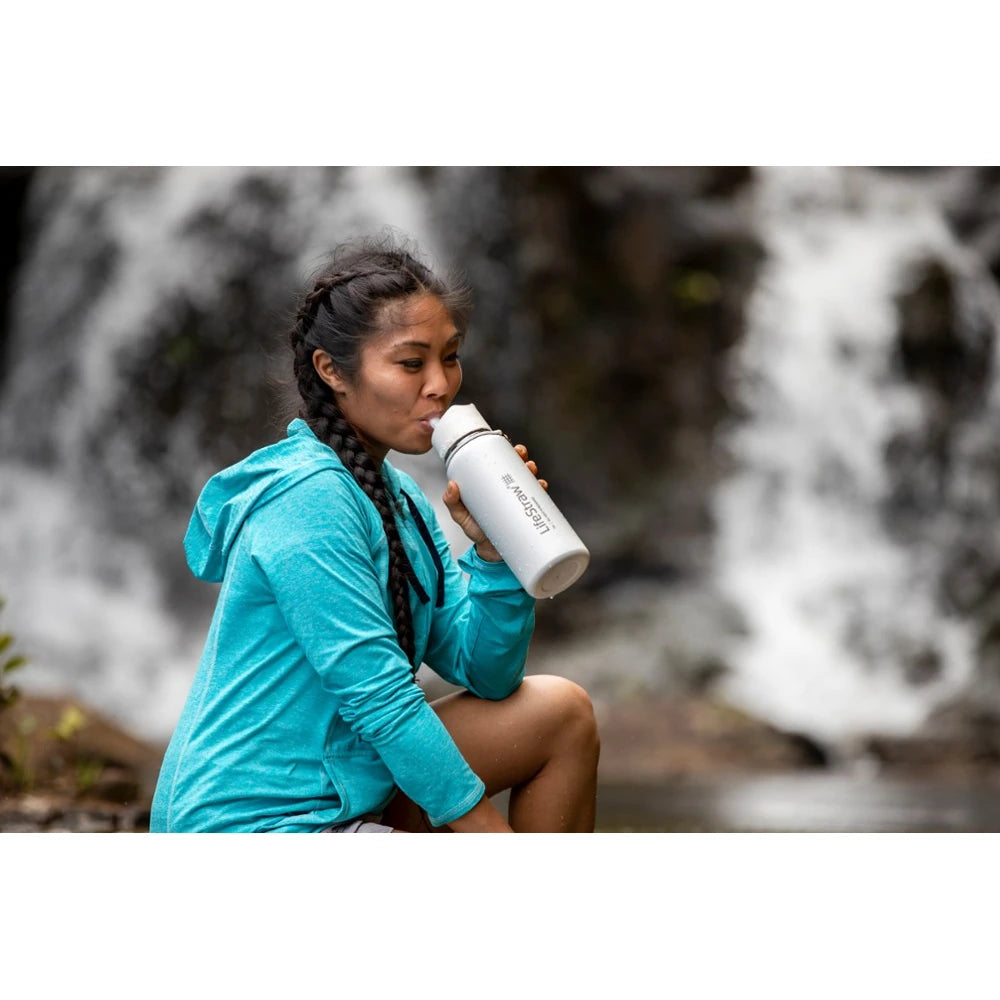 Go Stainless-Steel Water Filter Bottle 24 Fl. Oz.