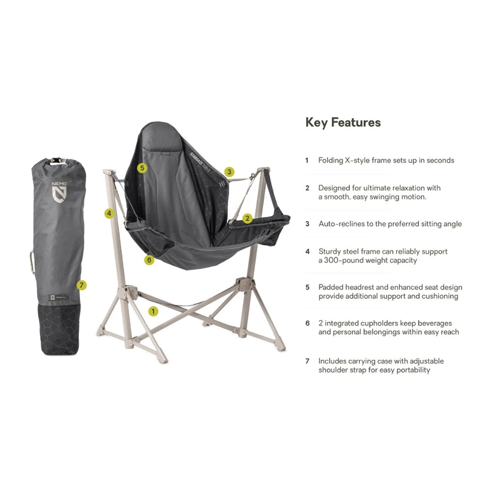 Stargaze Evo- Folding Reclining Camp Chair