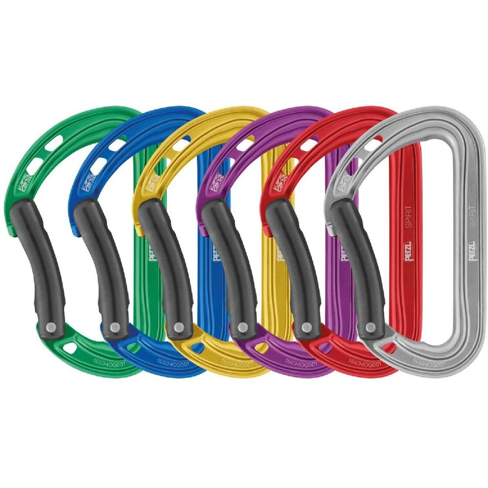 Spirit Bent Gate Carabiner Package Of 6