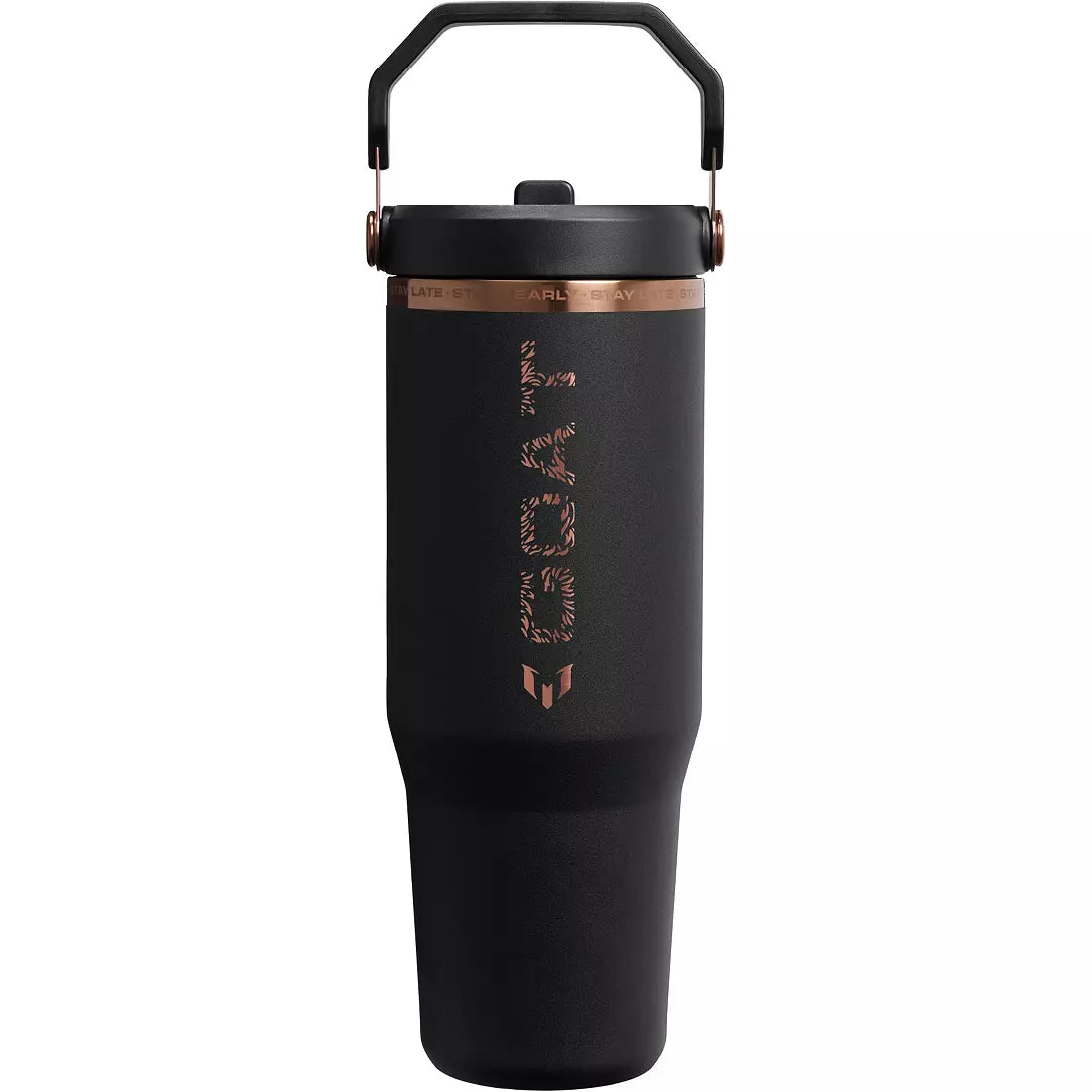 Messi 1913 30 Oz. Iceflow 2.0 Flip Straw Tumbler Messi Goat Black