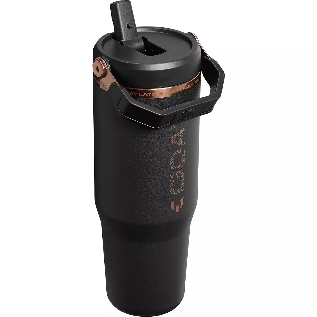 Messi 1913 30 Oz. Iceflow 2.0 Flip Straw Tumbler Messi Goat Black