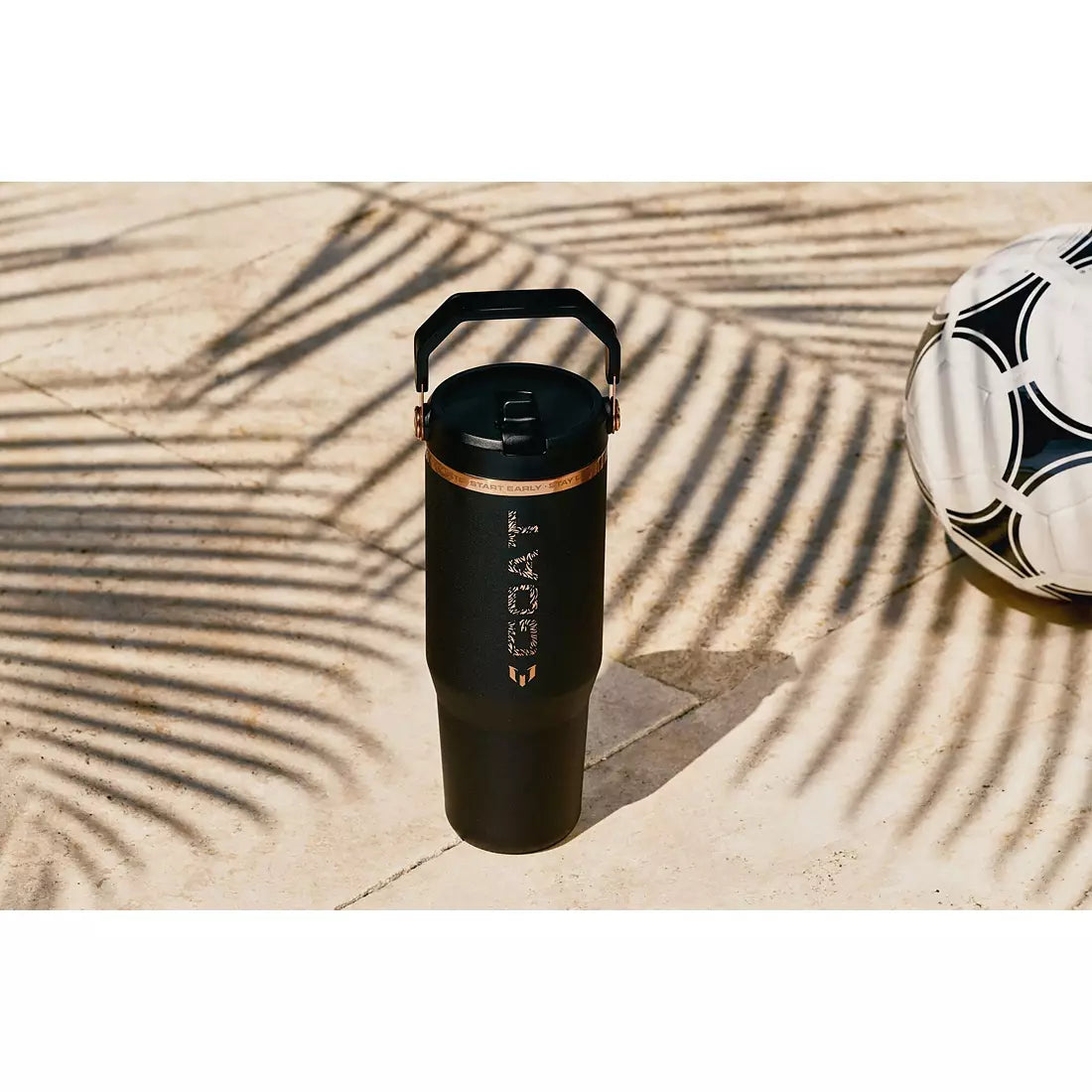 Messi 1913 30 Oz. Iceflow 2.0 Flip Straw Tumbler Messi Goat Black