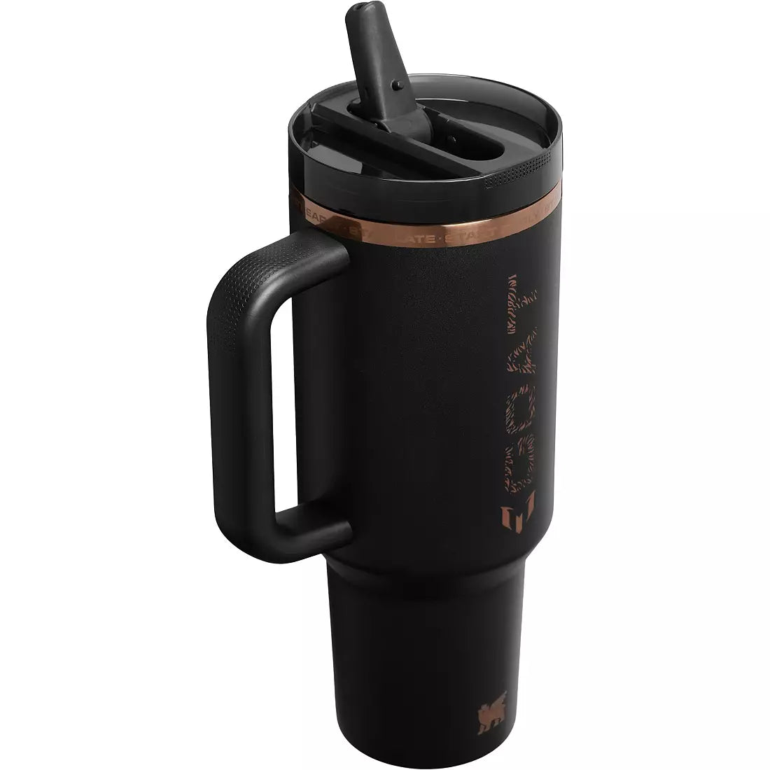 Messi 1913 40 Oz. Quencher Protour Flip Straw Tumbler Messi Goat Black