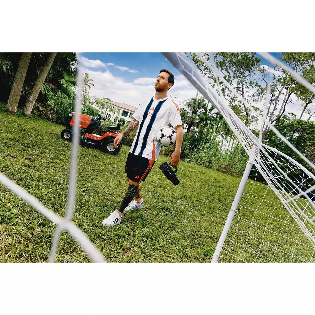 Messi 1913 40 Oz. Quencher Protour Flip Straw Tumbler Messi Goat Black