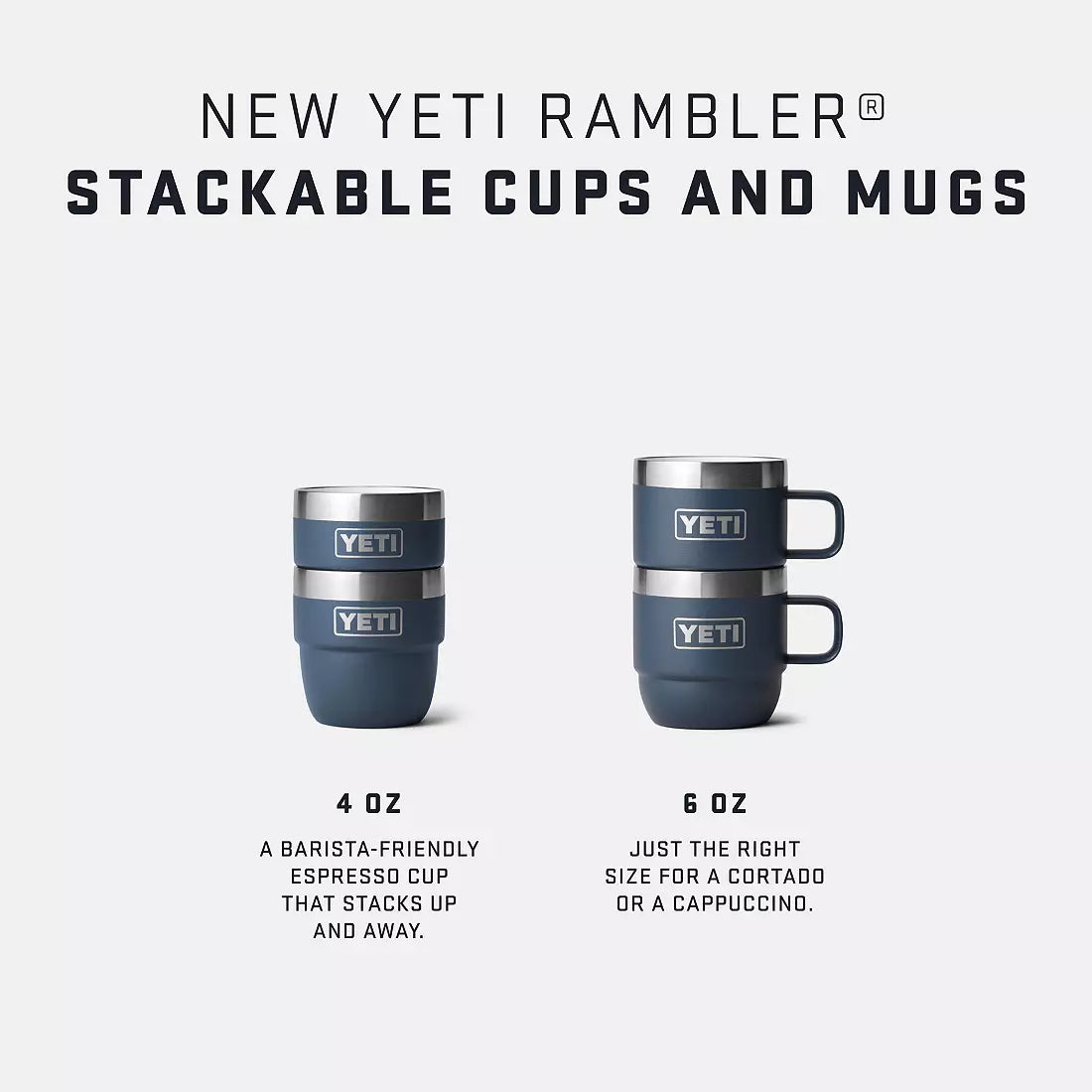 6 Oz. Rambler Stackable Espresso Cups